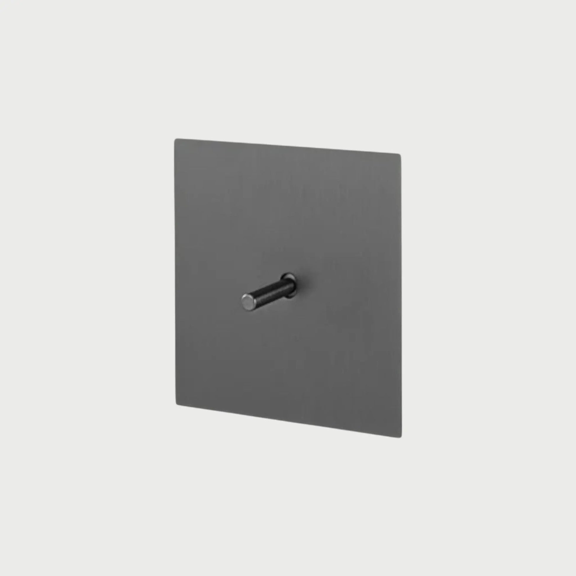interrupteur va-et-vient simple anthracite