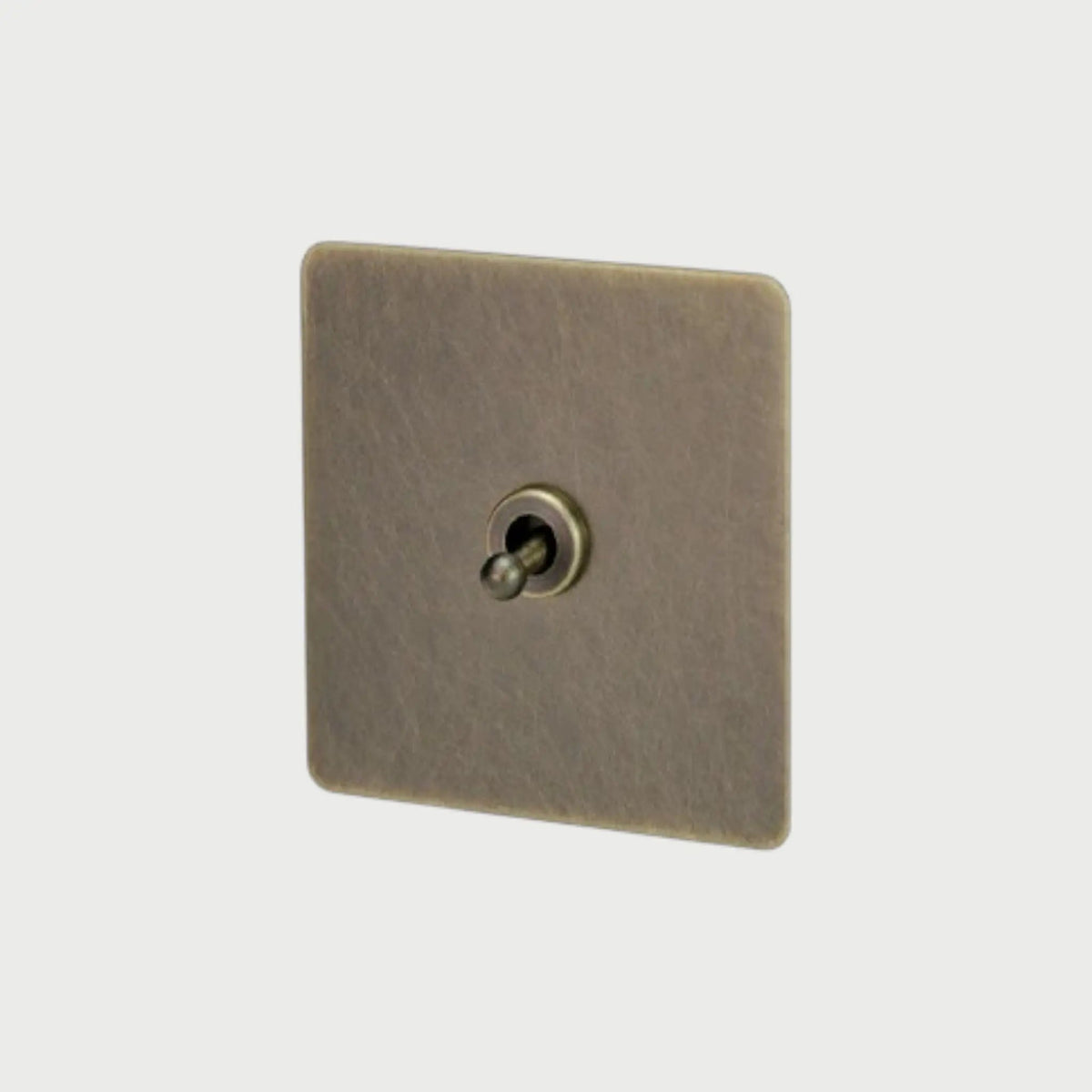 interrupteur va-et-vient simple bronze vieilli