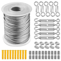 304 Stainless Steel Cable Kit with Turnbuckles - Outdoor Clothesline