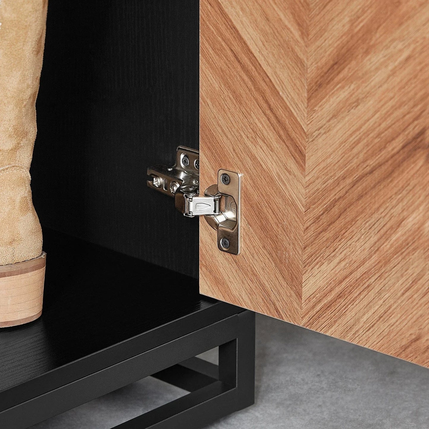 Meuble d'entrée avec banc et rangement chaussures - pratique et esthétique Bois