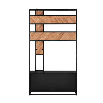 Meuble d'entrée avec banc et rangement chaussures - pratique et esthétique Bois