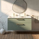 Meuble double vasque 120cm Amande Mat