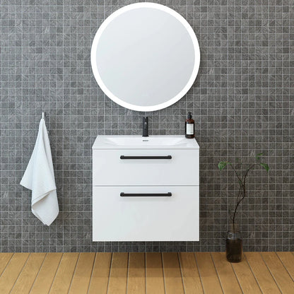 Meuble vasque simple 70cm Blanc brillant