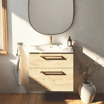 Meuble vasque simple 70cm Chêne Sanremo