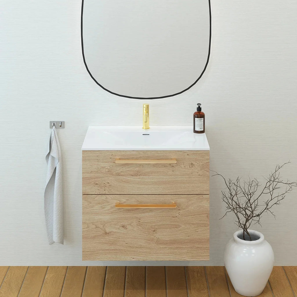 Meuble vasque simple 70cm Chêne Sanremo