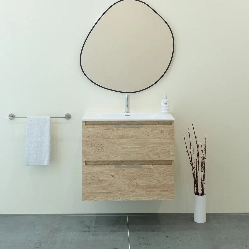 Meuble vasque simple 70cm Chêne Sanremo