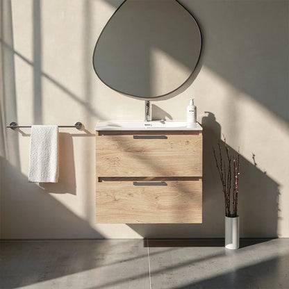 Meuble vasque simple 70cm Chêne Sanremo