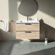 Meuble vasque simple 90cm Chêne Sanremo