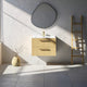 Meuble vasque simple 70cm Chêne doré