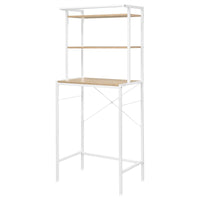 Meuble Pour Machine à Laver Étagère Rangement 3 Niveaux Aeraly