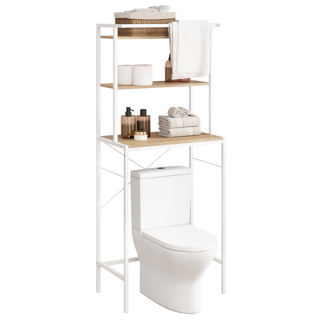 Meuble Pour Machine à Laver Étagère Rangement 3 Niveaux Aeraly