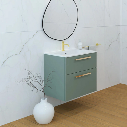 Meuble vasque simple 70cm Amande Mat