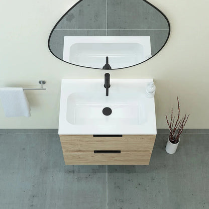 Meuble vasque simple 70cm Chêne Sanremo