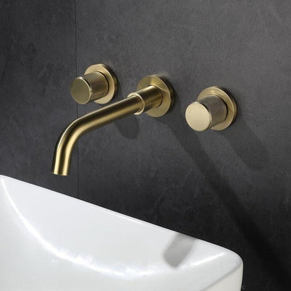 Rodocrosite Robinet de Lavabo Mural Moleté, 4 Finitions