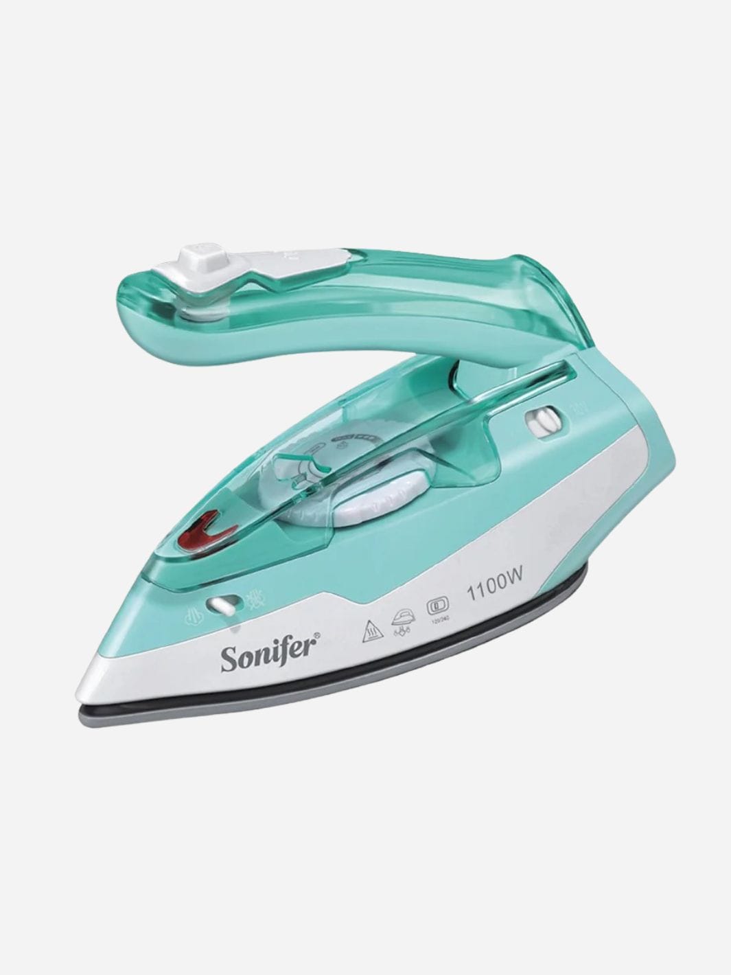 Mini fer à repasser vapeur pliable 1100W