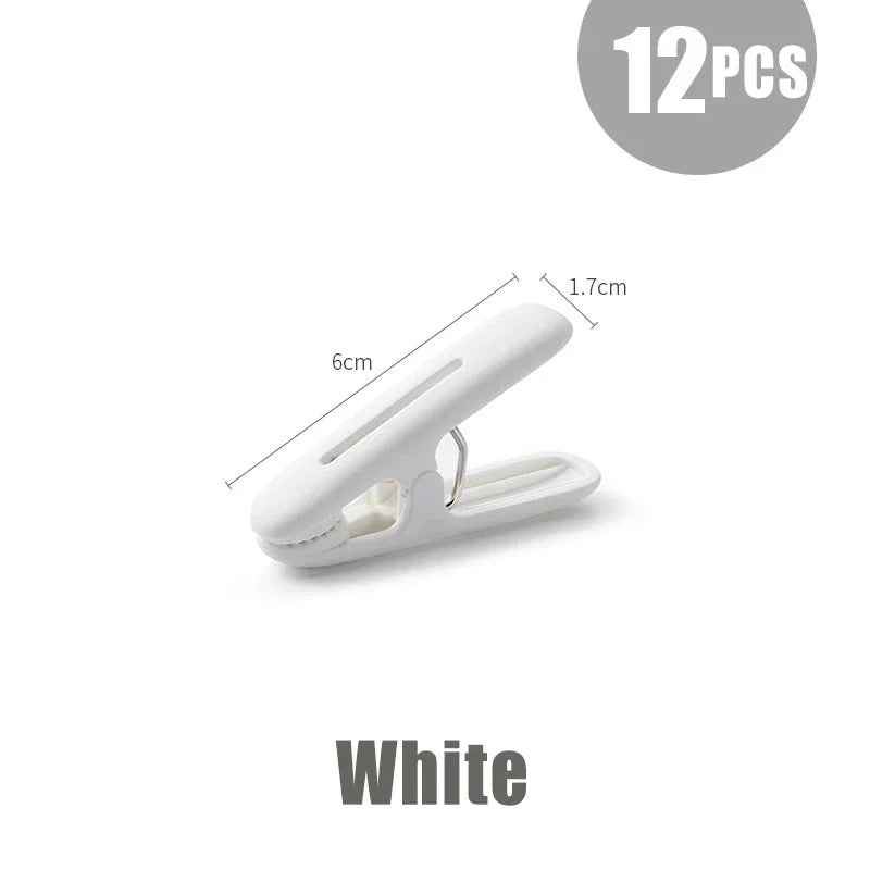 Mini pince à linge plastique multifonction – Lot de 12 - Aéraly
