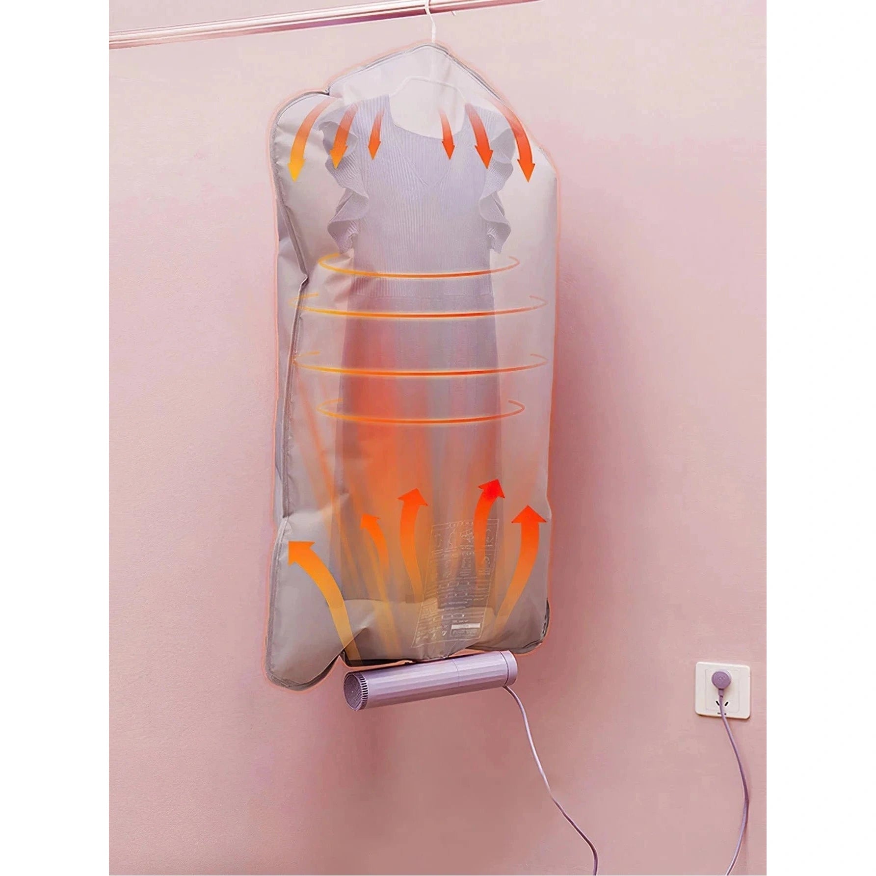 Mini sèche linge portable électrique compact - vêtements et chaussures - Aéraly