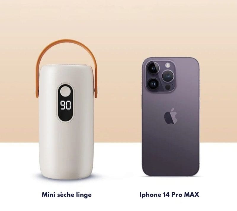 Mini seche linge pour studio – Compact, portable et efficace Blanc