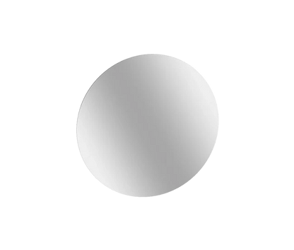 Miroir rond cadre ABS en retrait