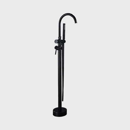 Mitigeur de baignoire sur pied noir mat