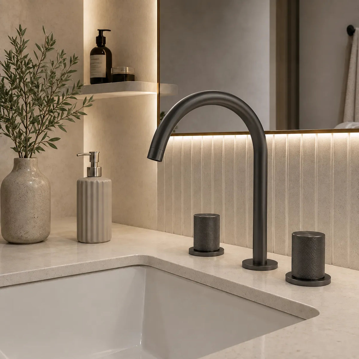 PINO - Robinet Mélangeur de Lavabo Sur Plan