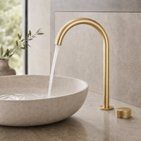 Mitigeur de Lavabo Monotrou Moleté, 4 Finitions BERILLIO