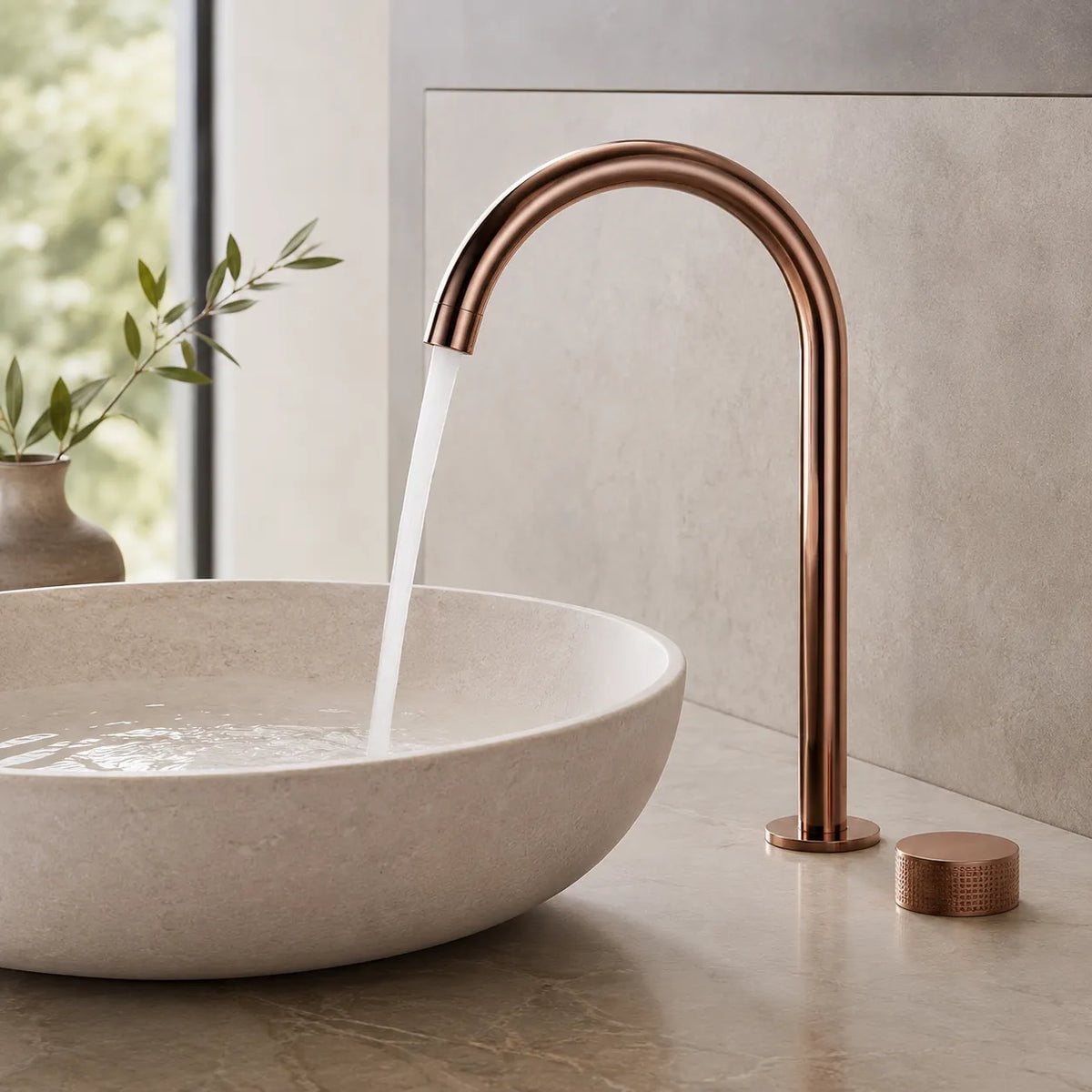 Mitigeur de Lavabo Monotrou Moleté, 4 Finitions BERILLIO