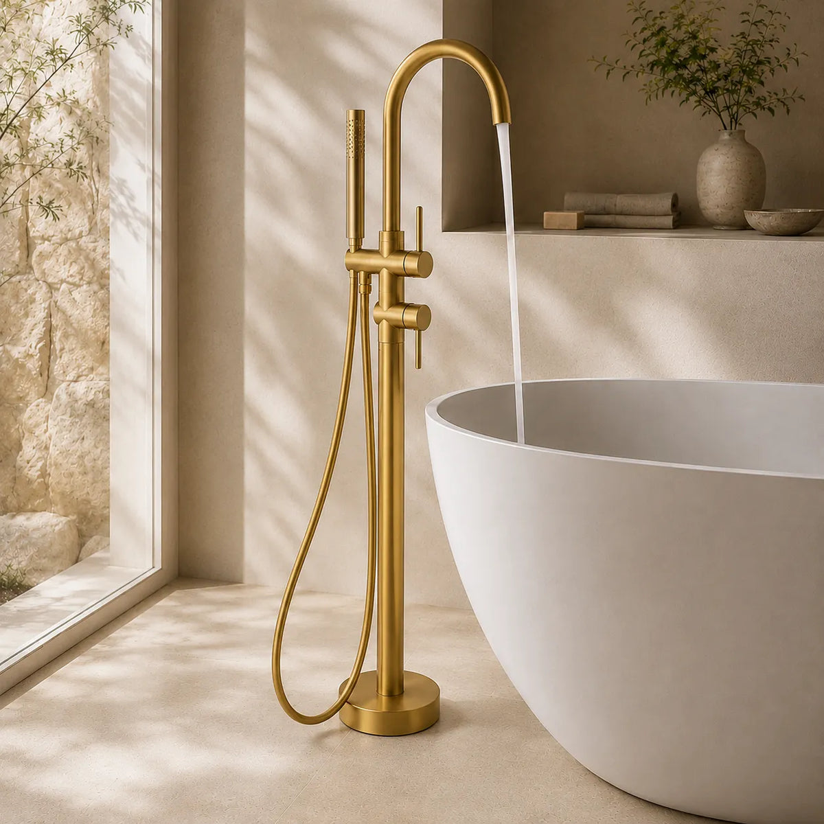 Robinet de Baignoire sur Pied, Pièce Signature GORGO