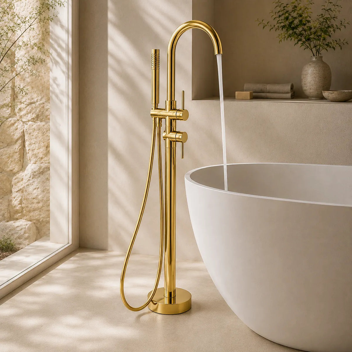 Robinet de Baignoire sur Pied, Pièce Signature GORGO