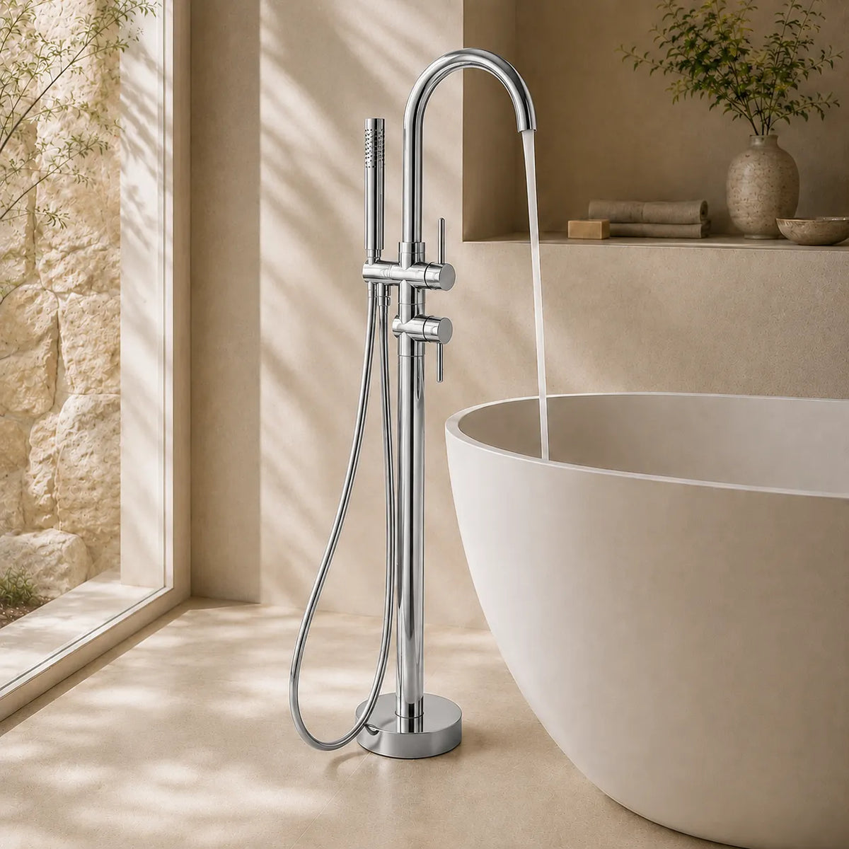 Robinet de Baignoire sur Pied, Pièce Signature GORGO