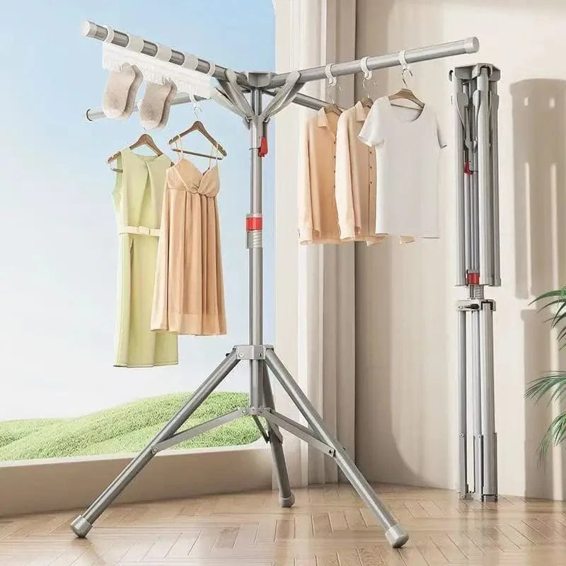 étendoir linge balcon pivotant