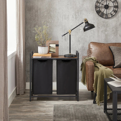 Panier à linge 2 compartiment - Organisez votre linge de manière astucieuse !