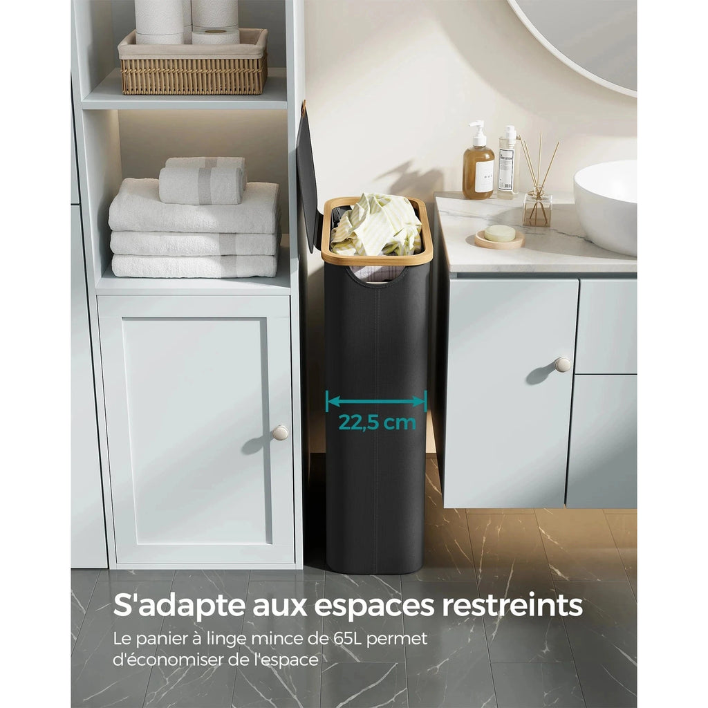 Panier à linge étroit pliable – Gain de place - Aéraly