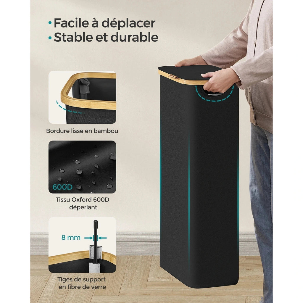 Panier à linge étroit pliable – Gain de place - Aéraly