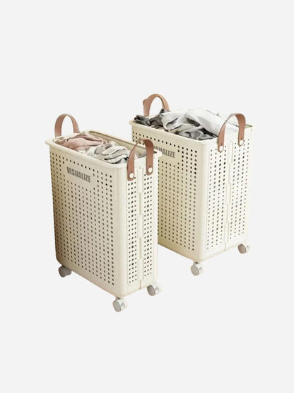 Panier à linge en plastique - Parfait pour simplifier votre quotidien !