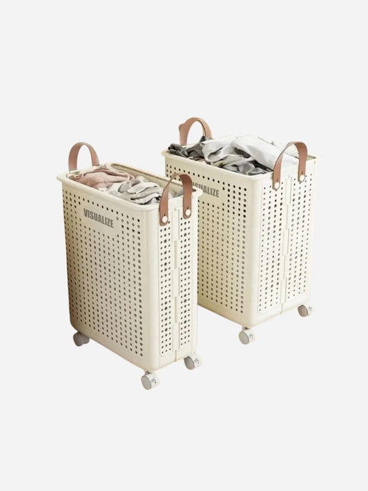 Panier à linge en plastique - Parfait pour simplifier votre quotidien !