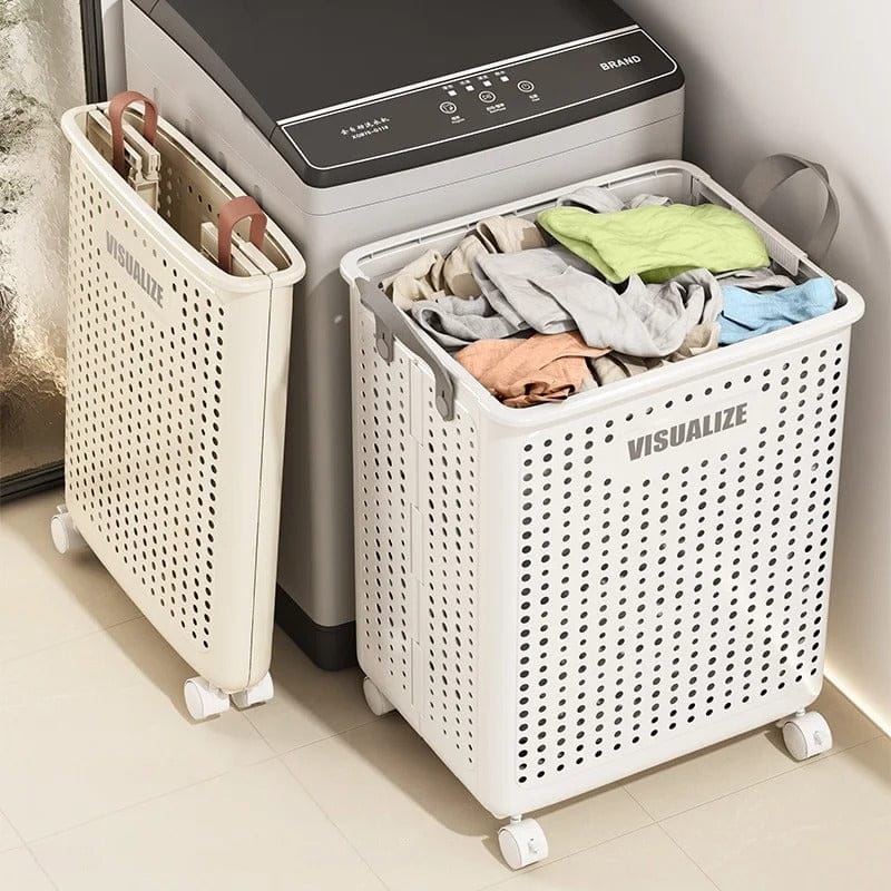 Panier à linge en plastique - Parfait pour simplifier votre quotidien !