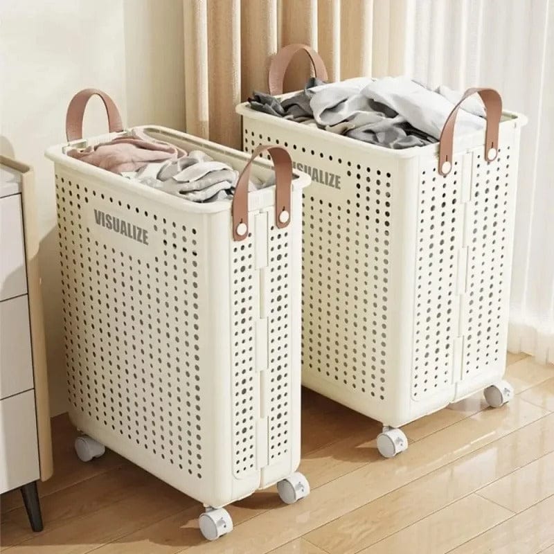 Panier à linge en plastique - Parfait pour simplifier votre quotidien !