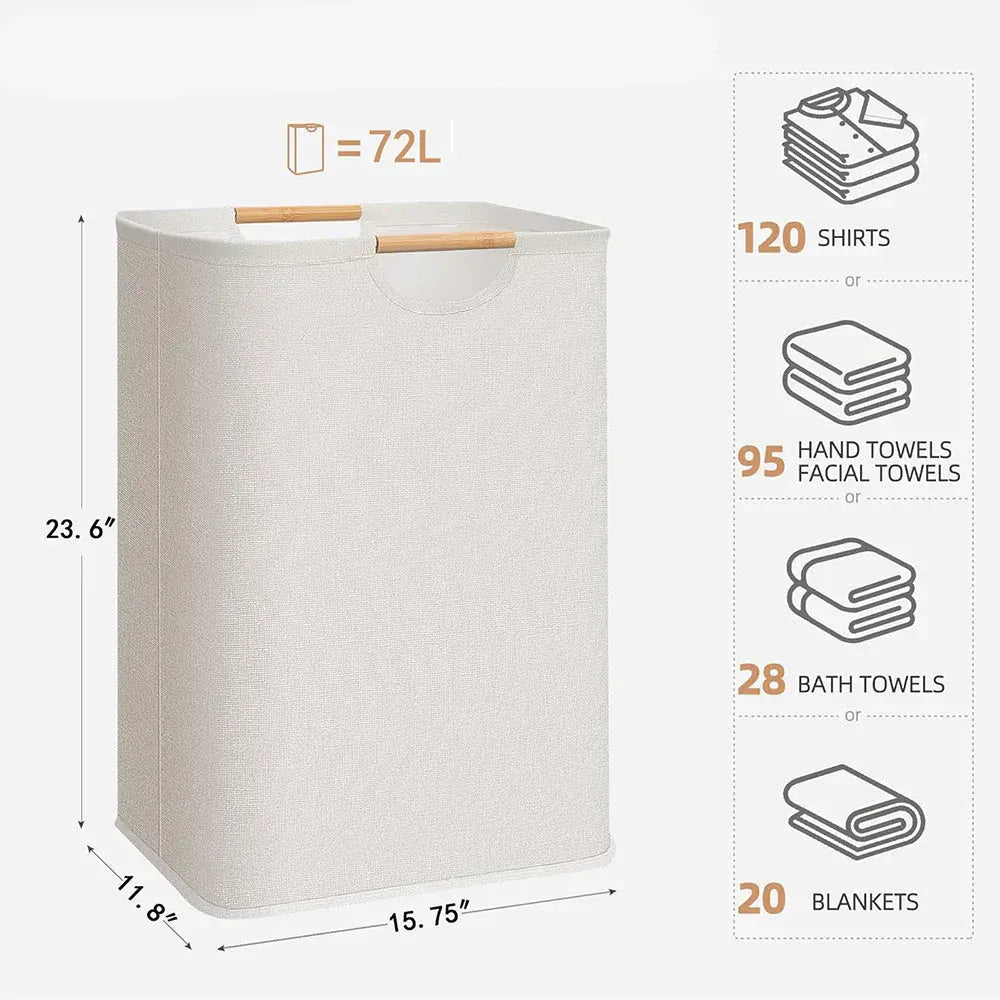 Panier linge pliable rangement salle bain - Organisez facilement votre buanderie