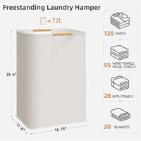 Panier linge pliable rangement salle bain - Organisez facilement votre buanderie - Aéraly