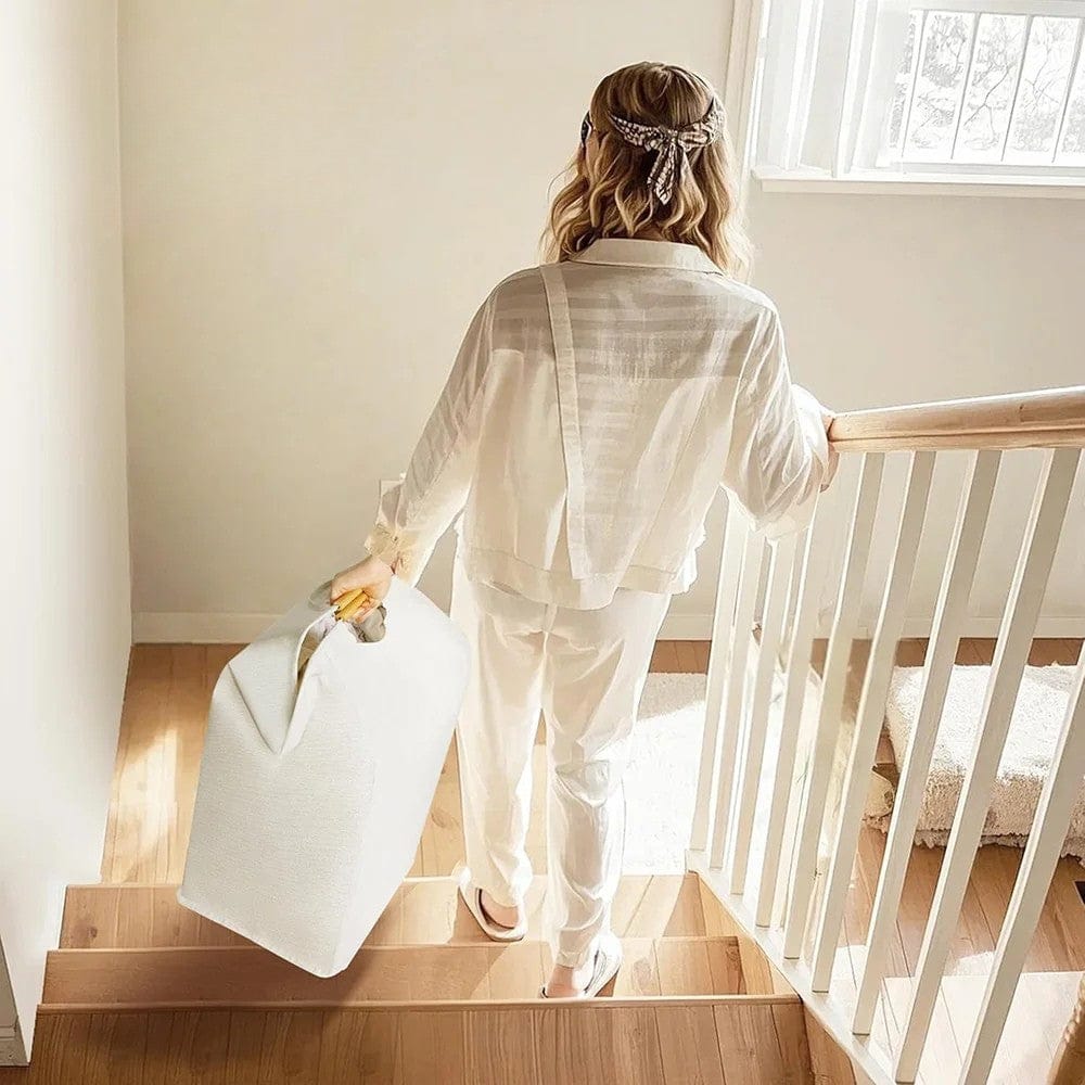 Panier linge pliable rangement salle bain - Organisez facilement votre buanderie