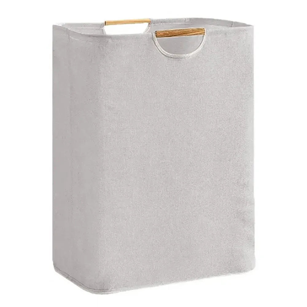 Panier linge pliable rangement salle bain - Organisez facilement votre buanderie Gris