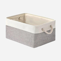 Panier de rangement en tissu avec poignée et grande capacité - Aéraly
