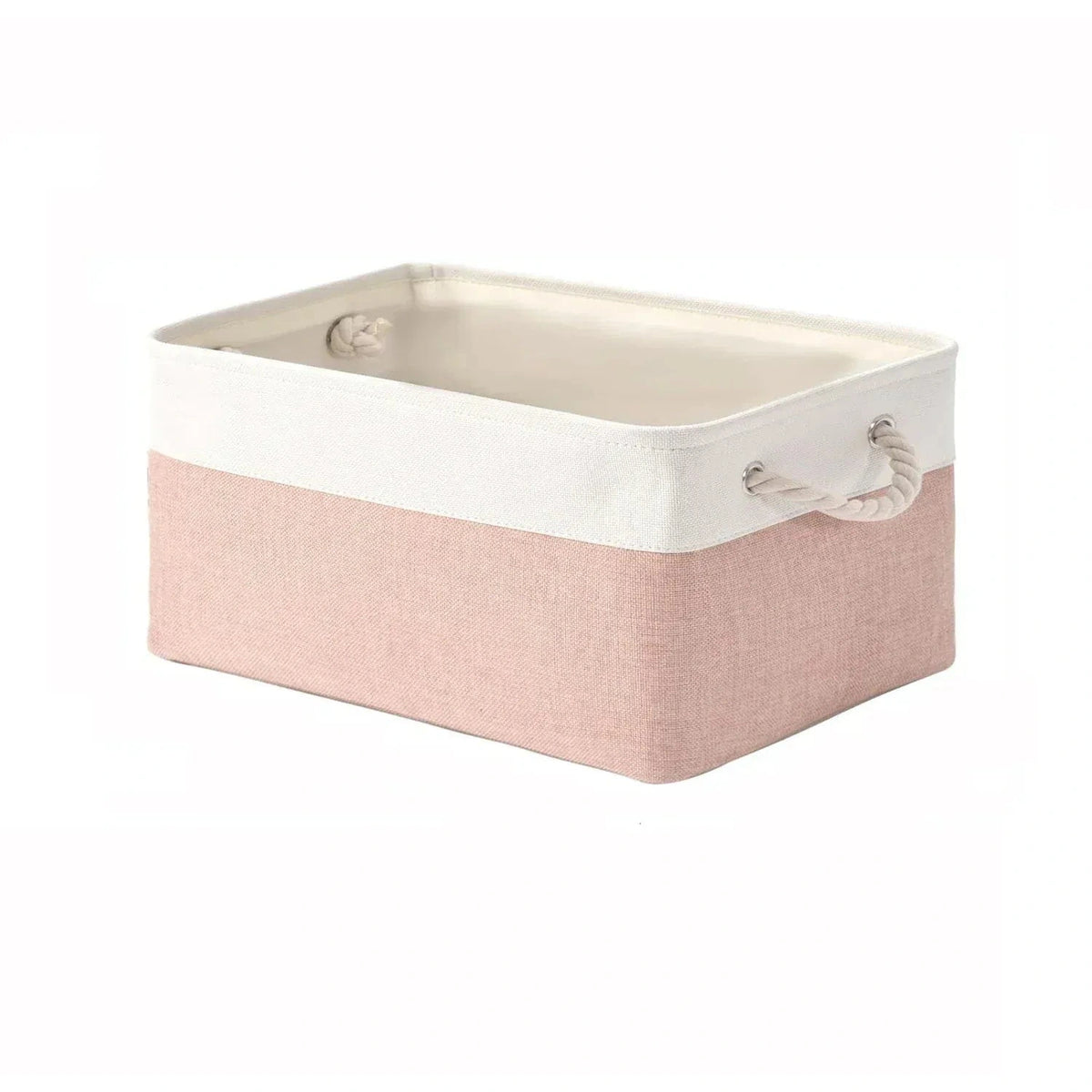 Panier de rangement en tissu avec poignée et grande capacité - Aéraly