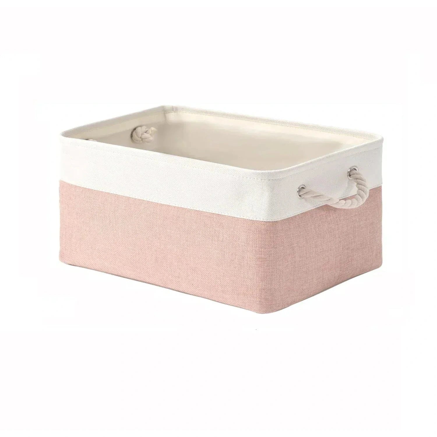Panier de rangement en tissu avec poignée et grande capacité - Aéraly