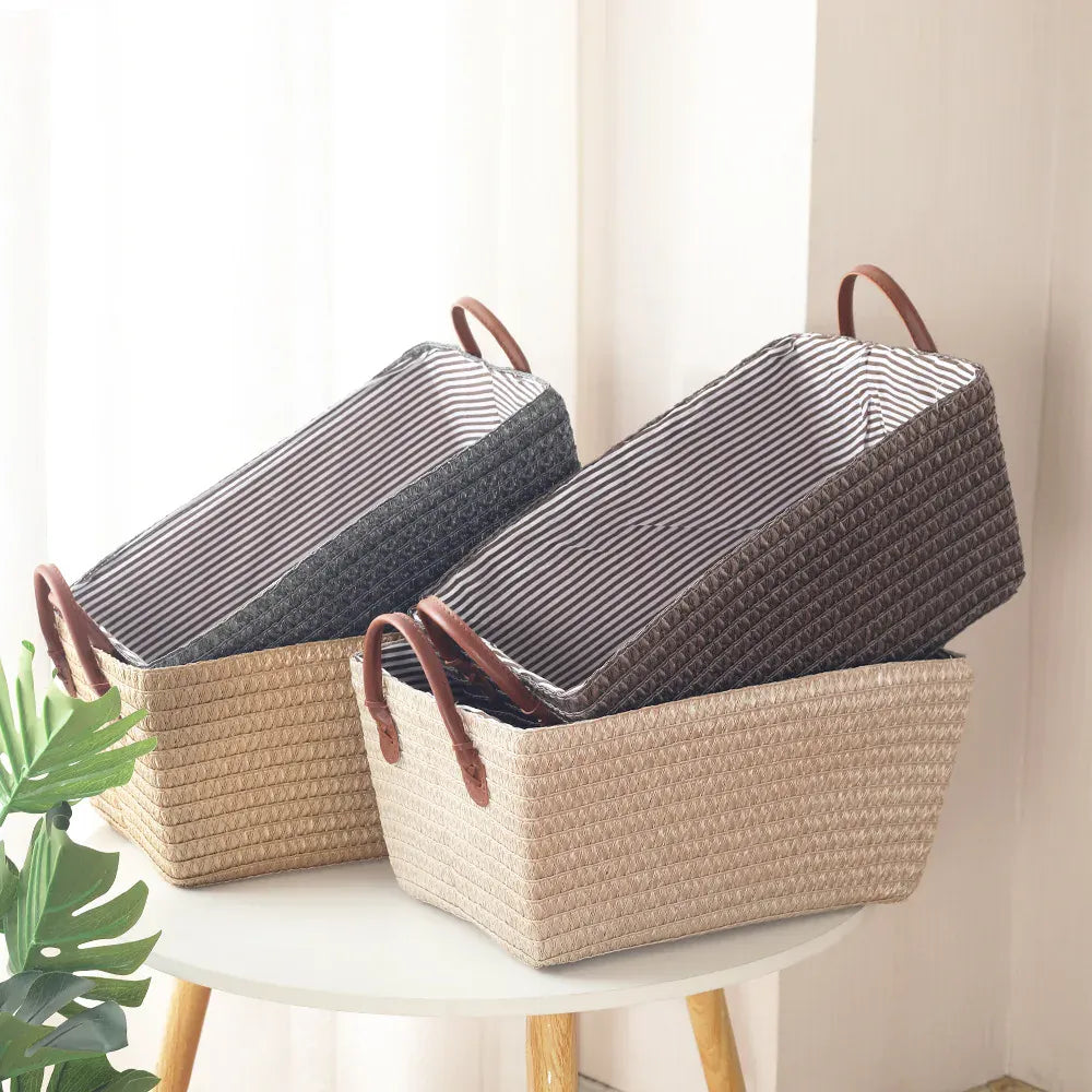 Panier de rangement vêtements style japonais - Gain de Place