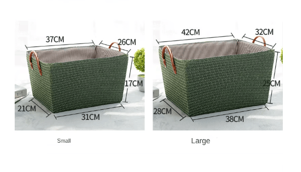 Panier de rangement vêtements style japonais - Gain de Place