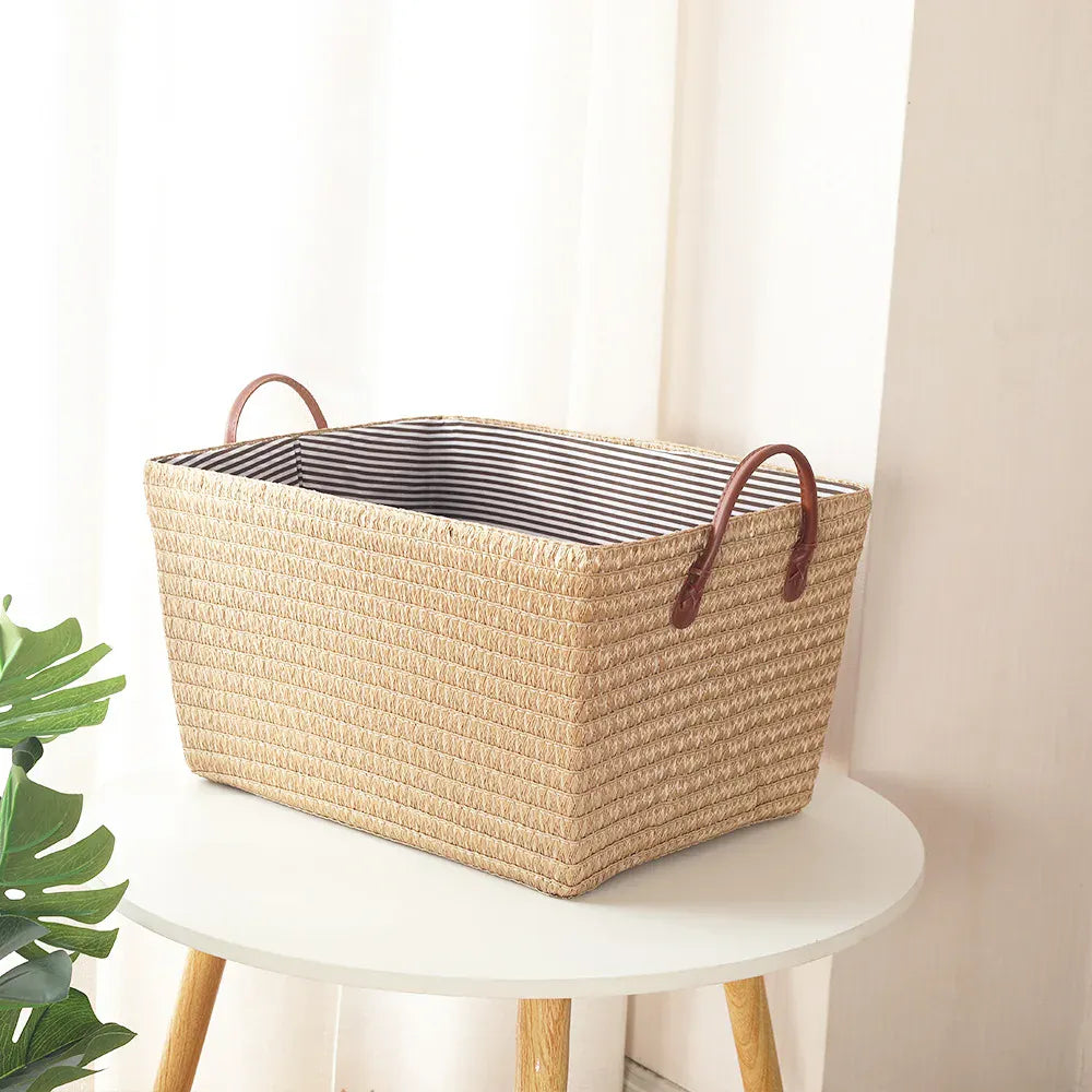 Panier de rangement vêtements style japonais - Gain de Place Large / gold