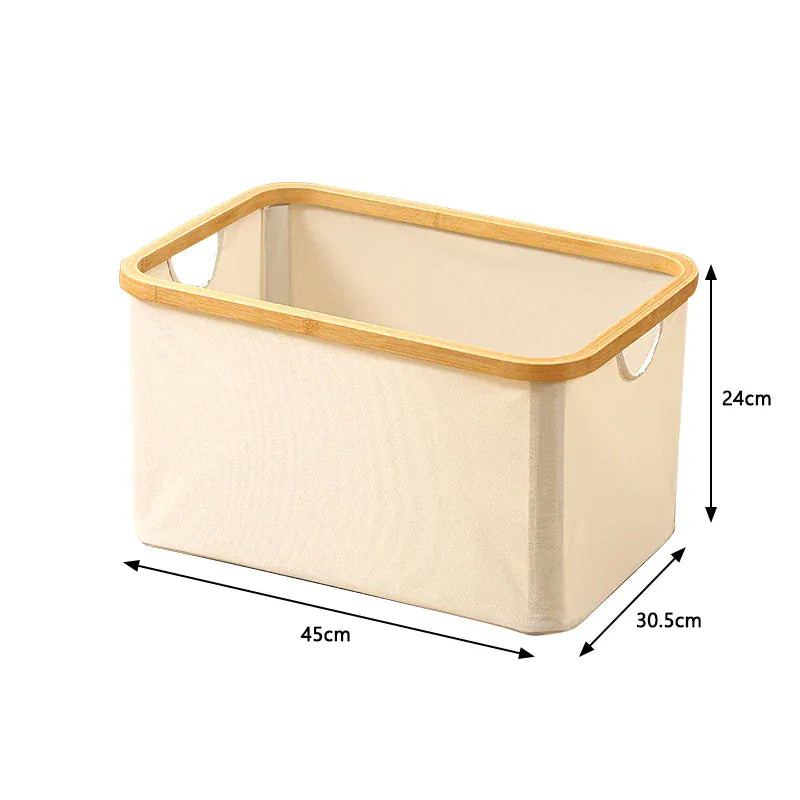 panier linge pliable avec et sans couvercle Beige - L