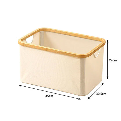 panier linge pliable avec et sans couvercle Beige - L